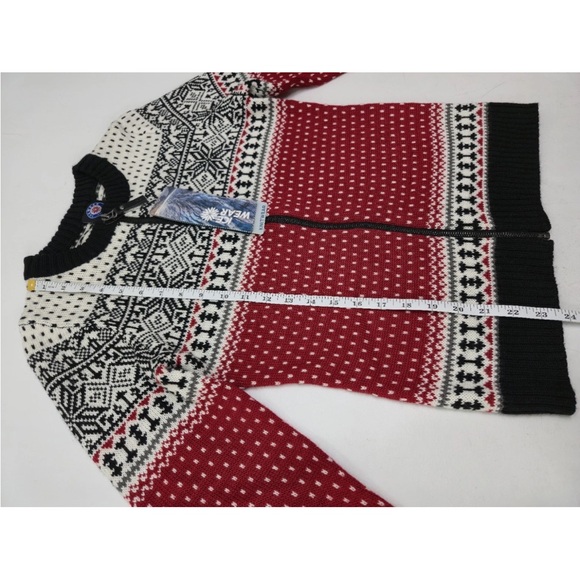 Icewear Iceland Nordic Pattern Zip Up Wool Acrylic Size XS Womens NEW - Picture 11 of 11